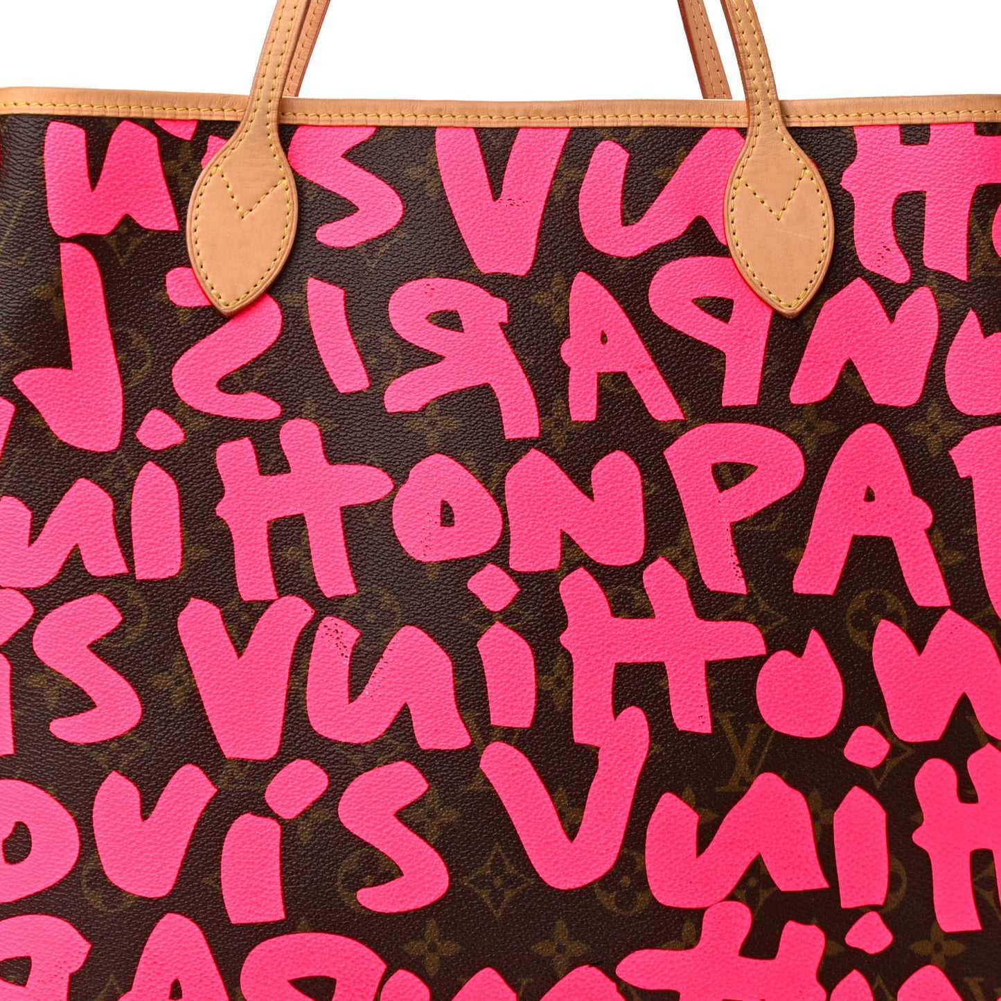 Monogram Graffiti Neverfull GM Fuchsia