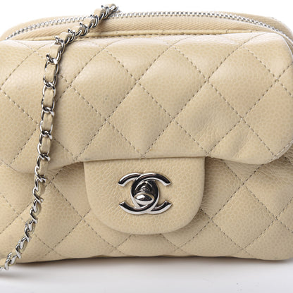 Chanel Caviar Quilted New Mini Flap Beige Clair 11 of 14