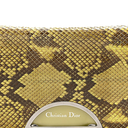 Christian Dior CHRISTIAN DIOR Snakeskin Malice Shoulder Bag Green 8 of 13