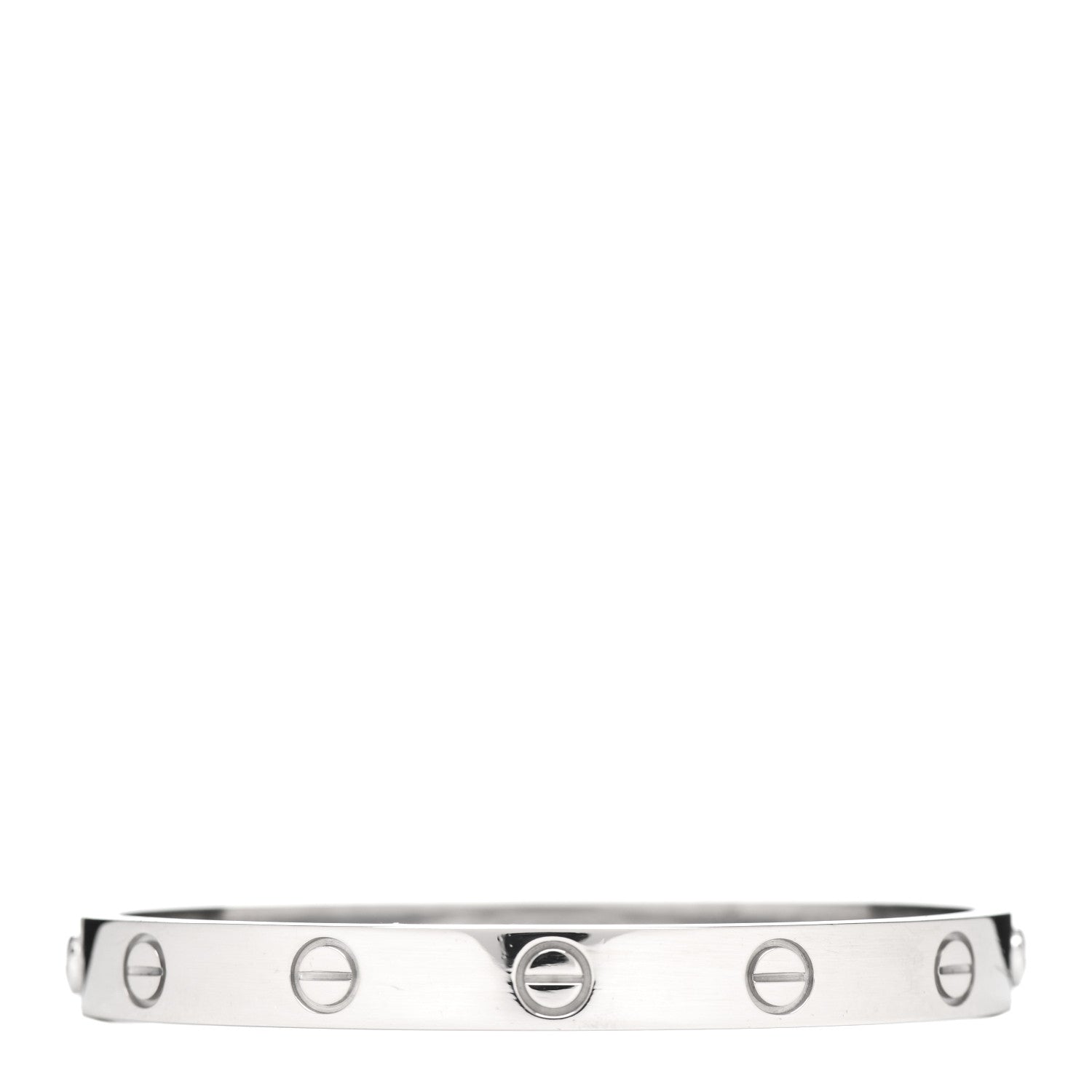 Cartier 18K White Gold LOVE Bracelet 16 3 of 4