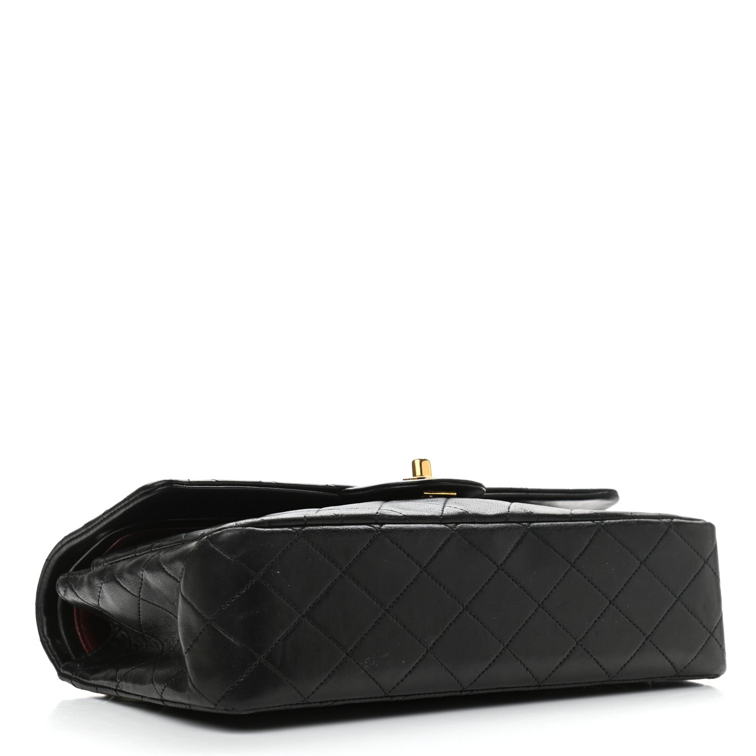 Chanel Lambskin Quilted Medium Double Flap Black 4 of 16