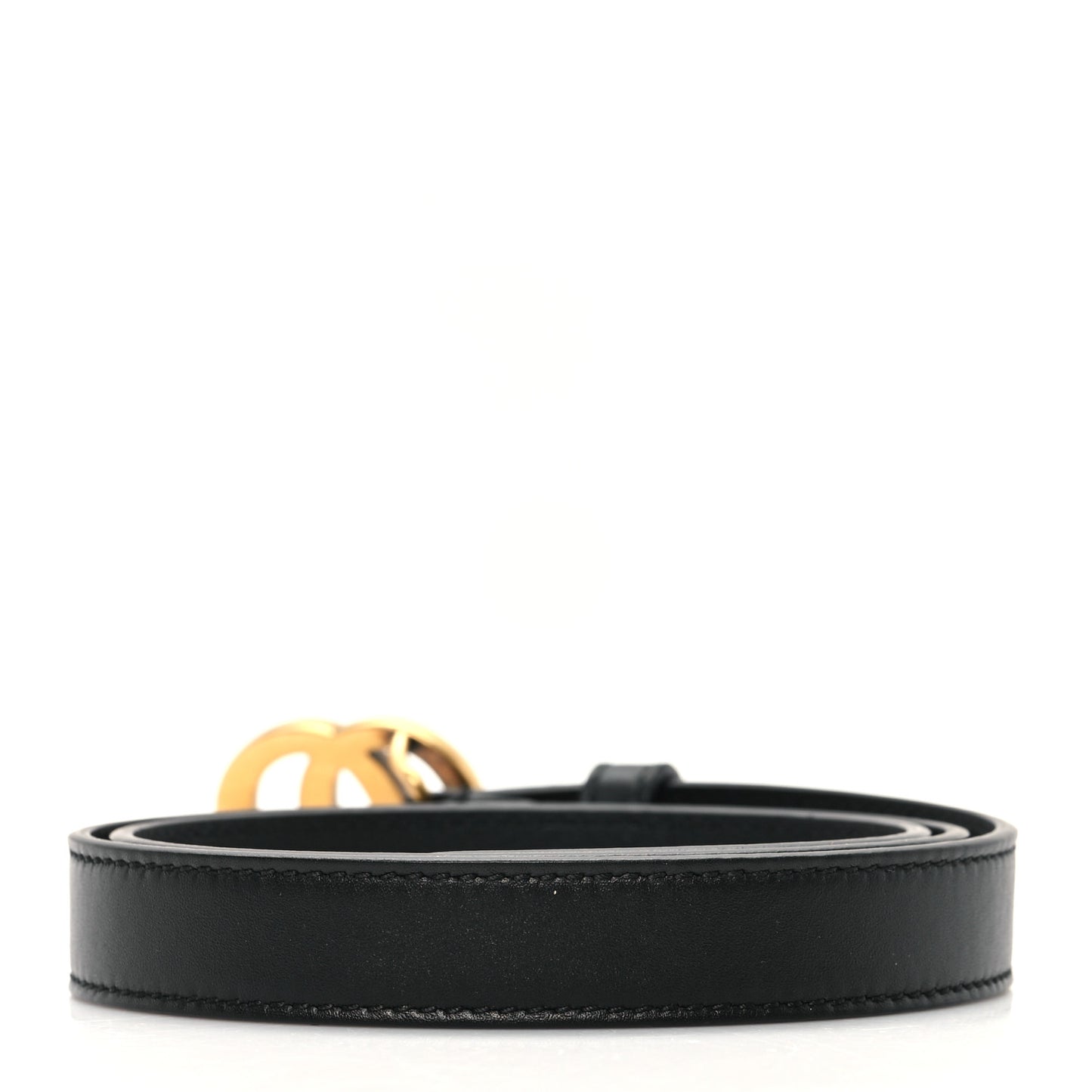Calfskin Double G 20mm Belt 70 28 Black