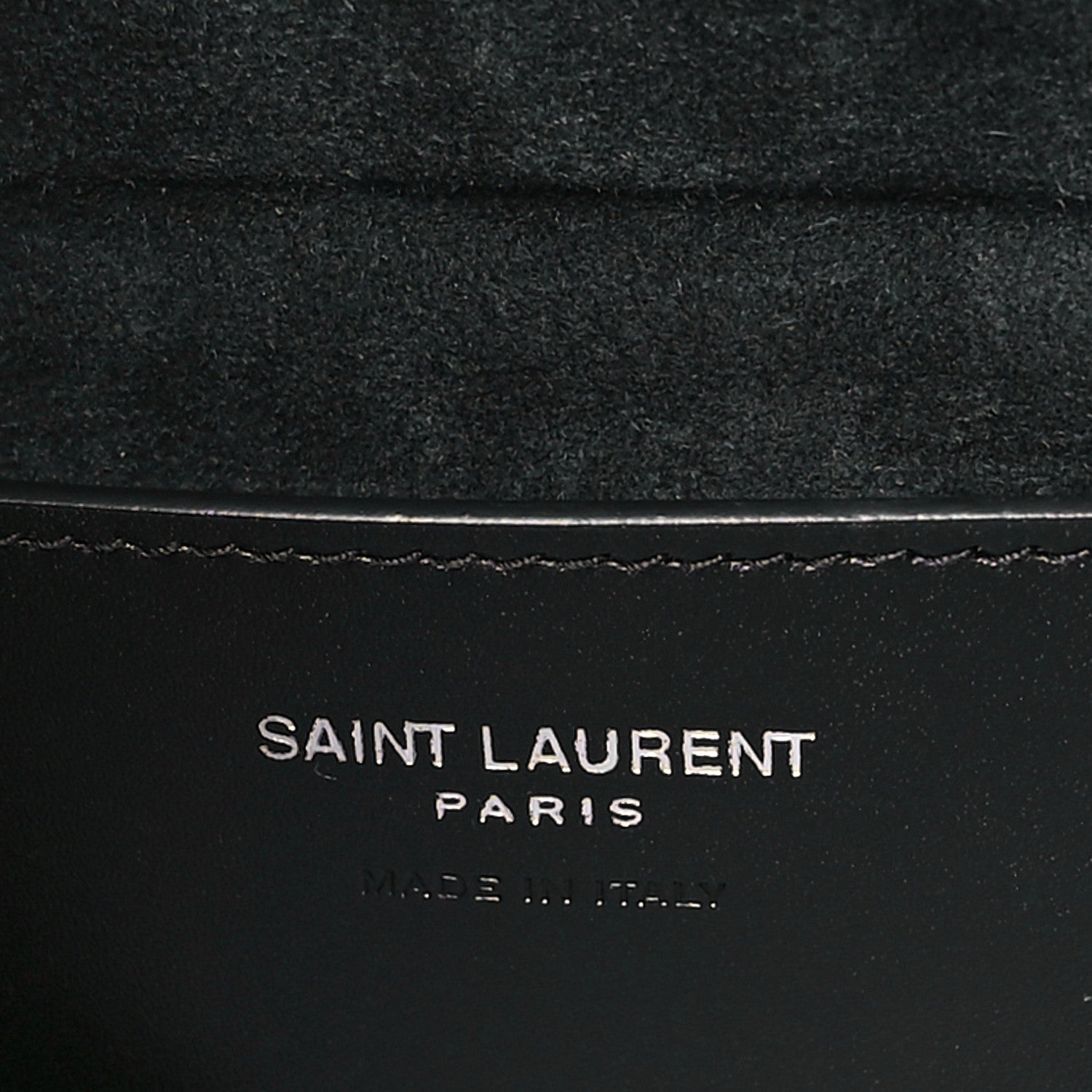 Saint Laurent Calfskin Monogram Take Away Box Black 6 of 10