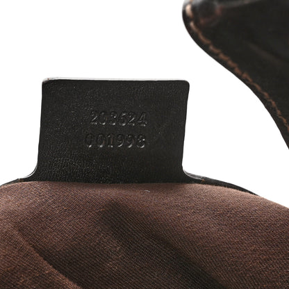 Gucci Monogram Studded Medium Pelham Shoulder Bag Dark Brown 7 of 14