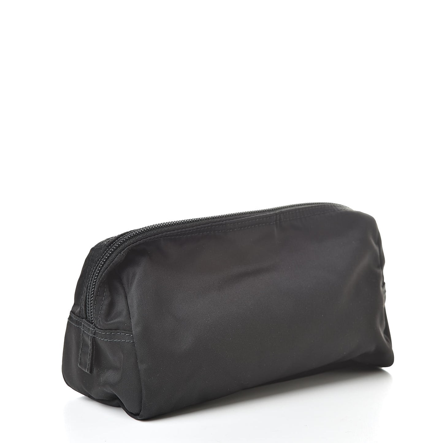 Nylon Tessuto Cosmetic Pouch Black