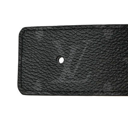 Louis Vuitton Calfskin Monogram Eclipse LV Initiales Reversible Belt 110 44 5 of 9