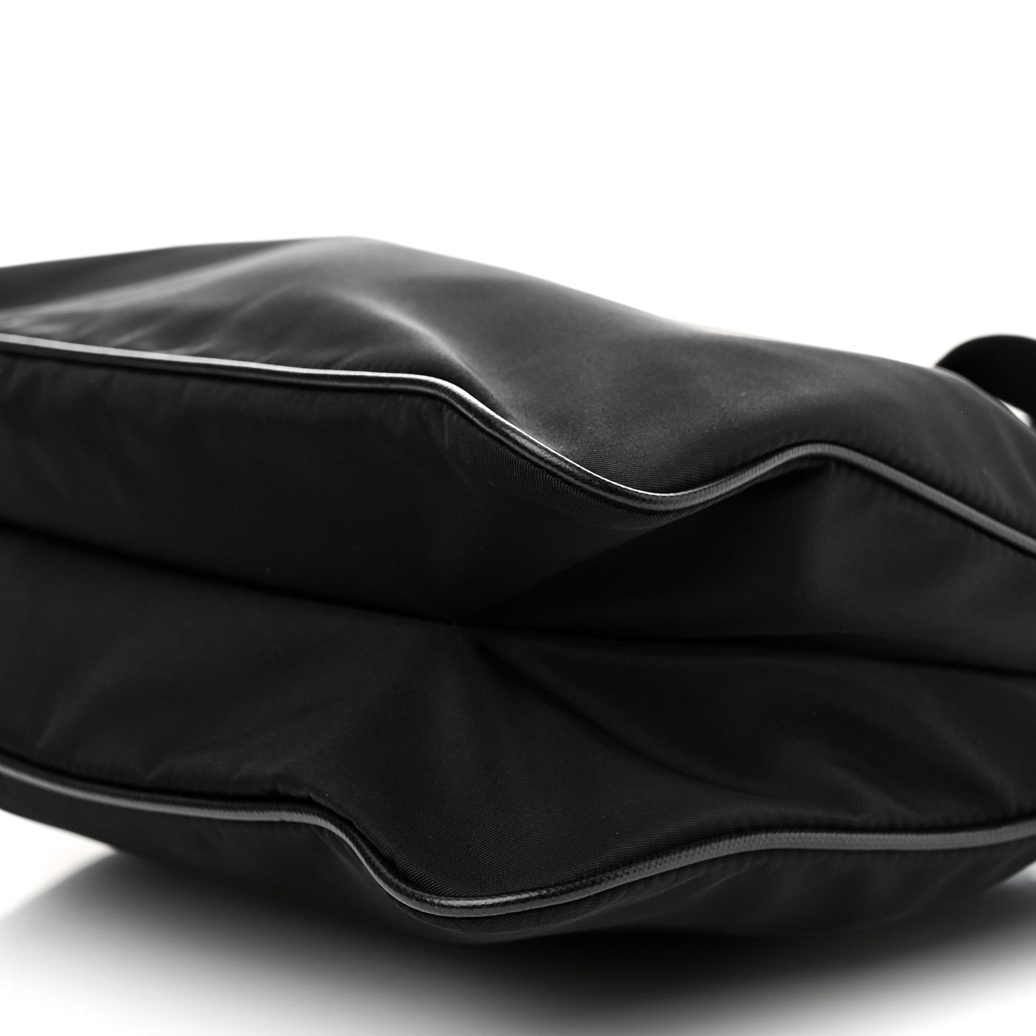Prada Nylon Vela Flat Messenger Bag Black 10 of 10