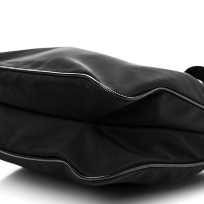 Prada Nylon Vela Flat Messenger Bag Black 10 of 10