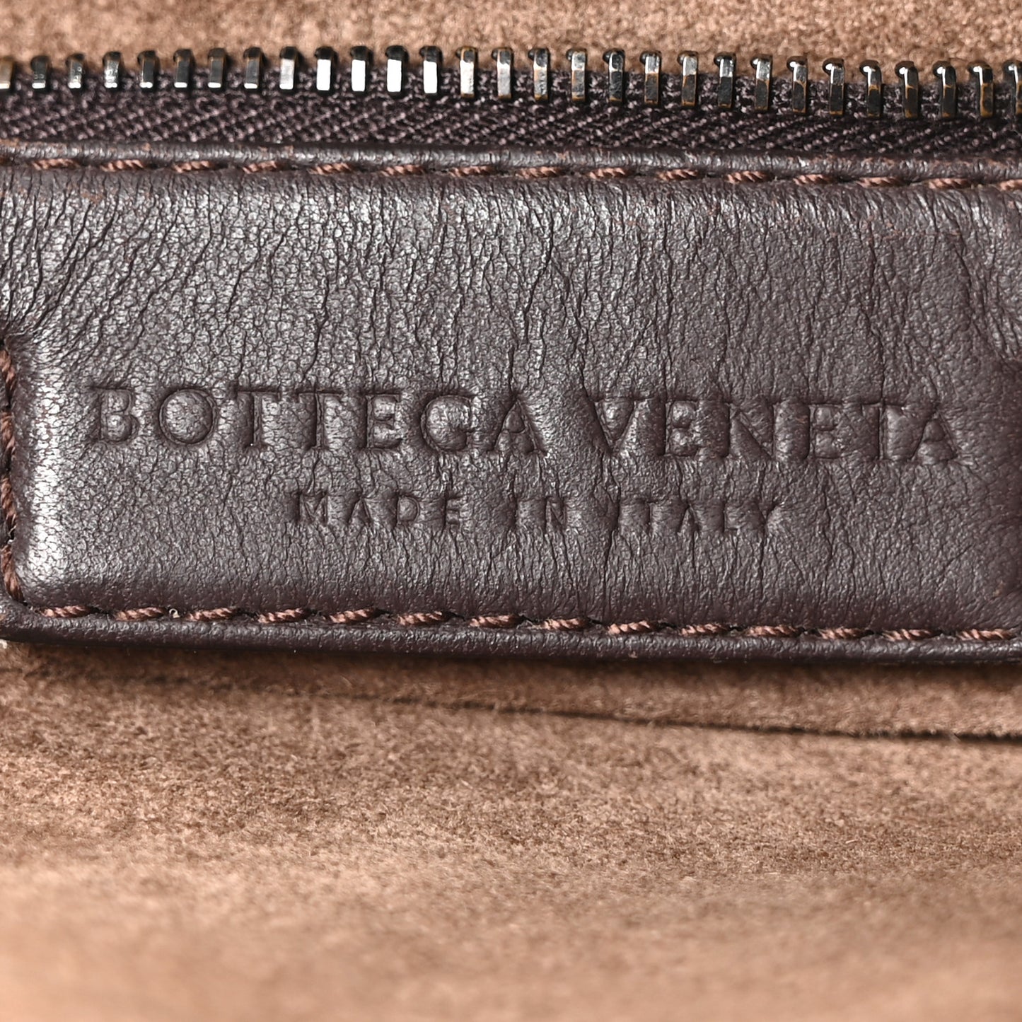 Nappa Intrecciato Large Veneta Hobo Ebano