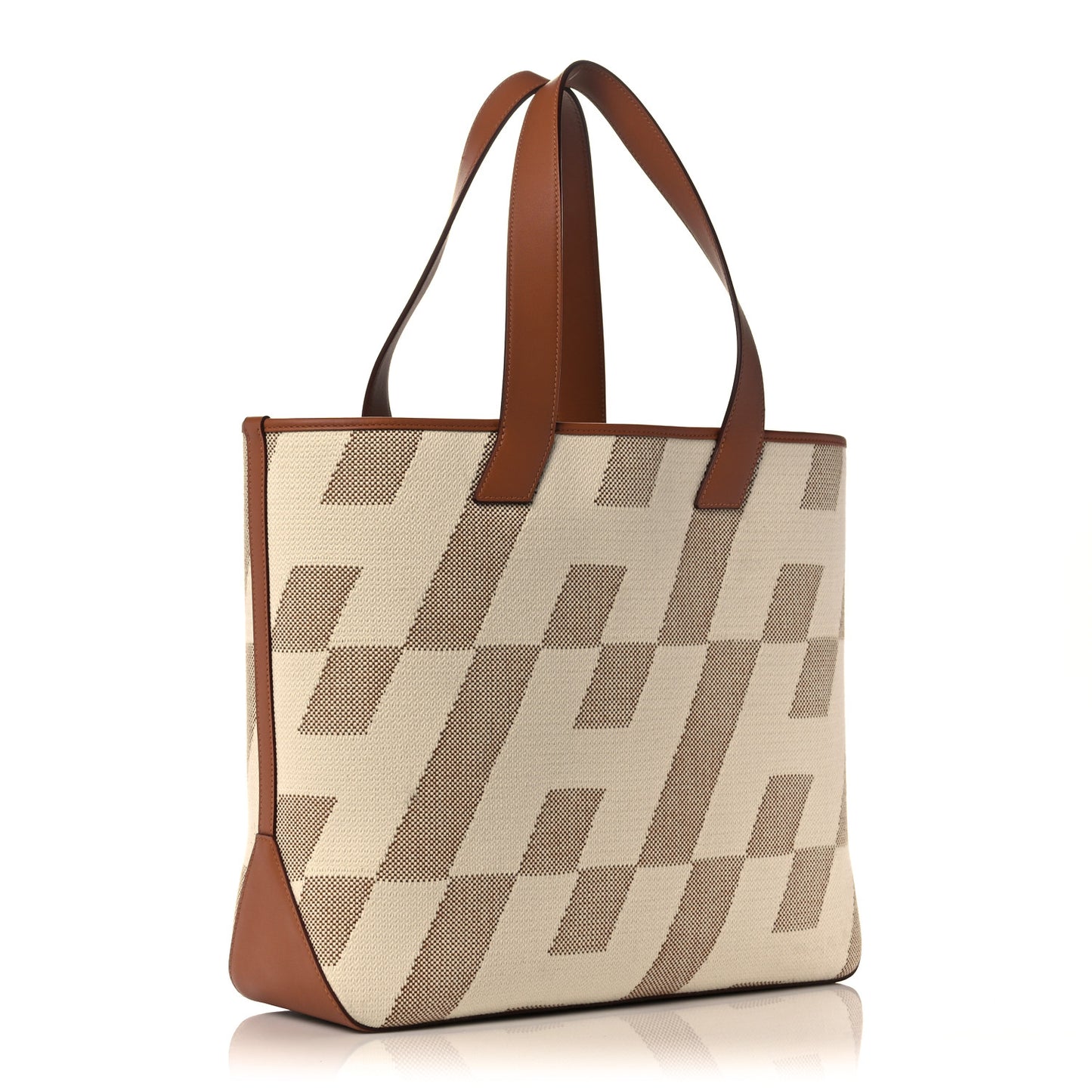 Swift H Canvas Cabas H En Biais 40 Ecru Naturel Gold