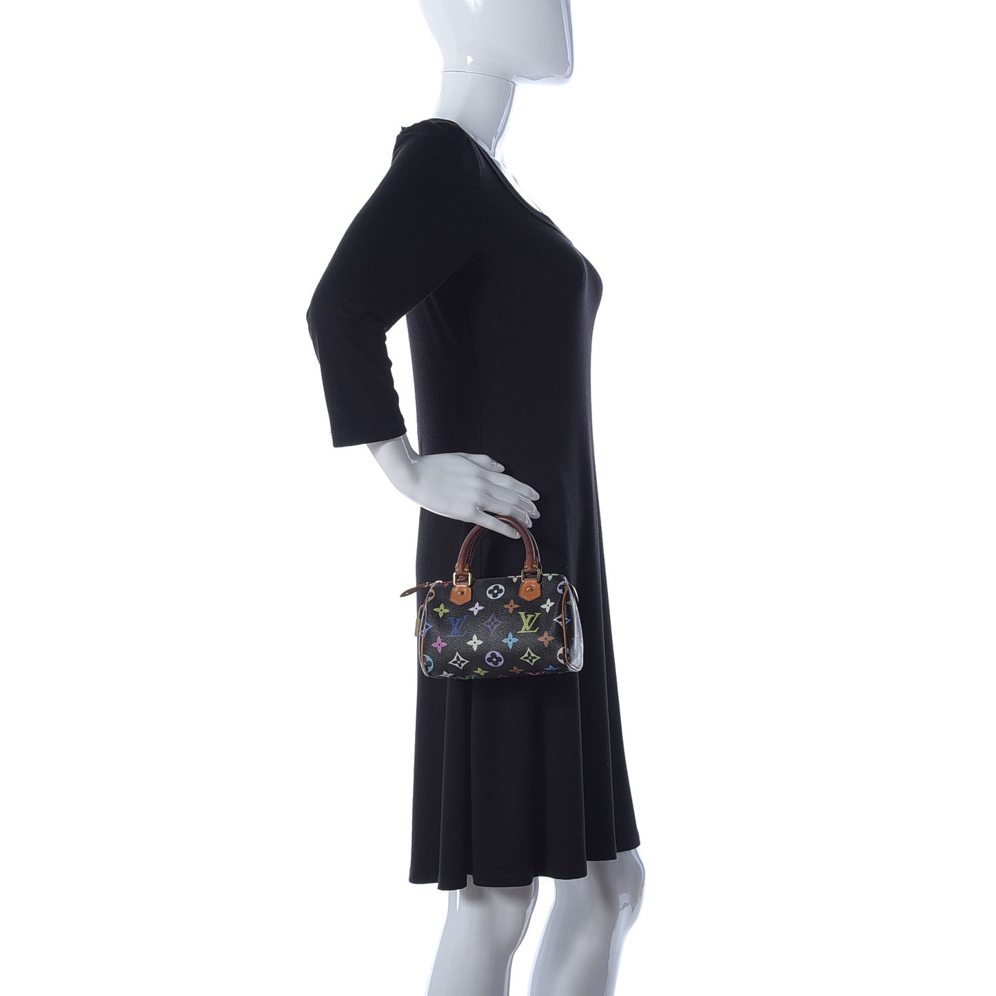 Monogram Multicolor Mini Sac HL Speedy Black