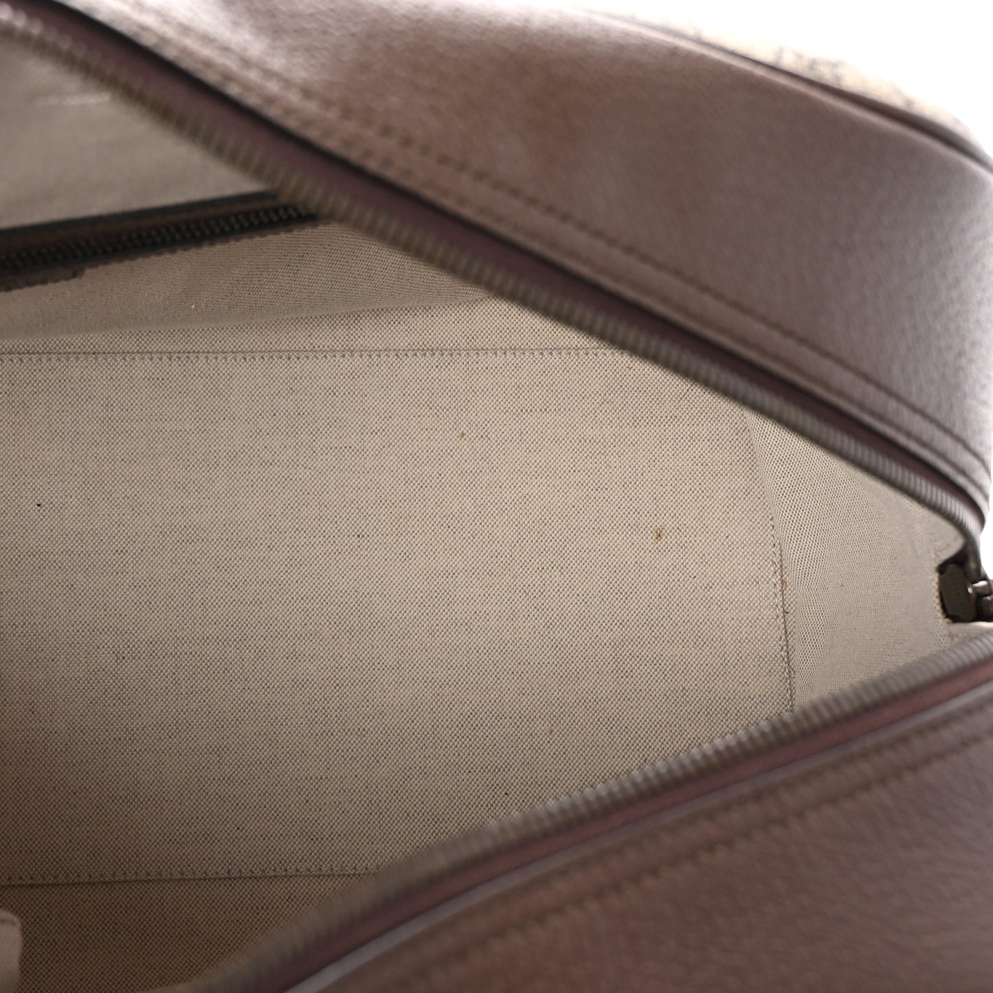 GG Supreme Monogram Textured Dollar Calfskin Web Large Savoy Bowling Bag Beige Ebony New Acero