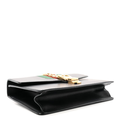 Gucci Calfskin Small Sylvie Shoulder Bag Black 4 of 10