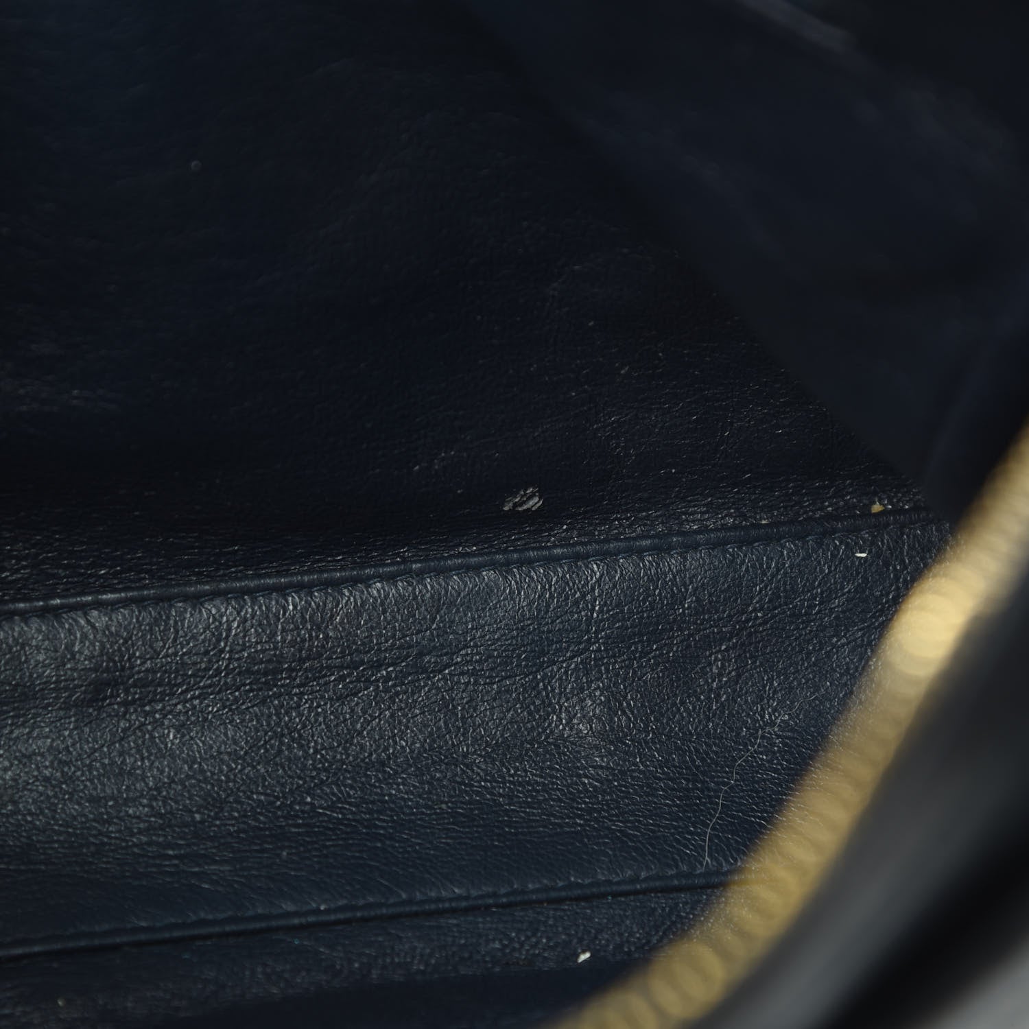 Chanel Lambskin Quilted CC Shoulder Bag Navy 14 of 19