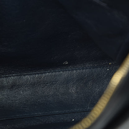 Chanel Lambskin Quilted CC Shoulder Bag Navy 14 of 19