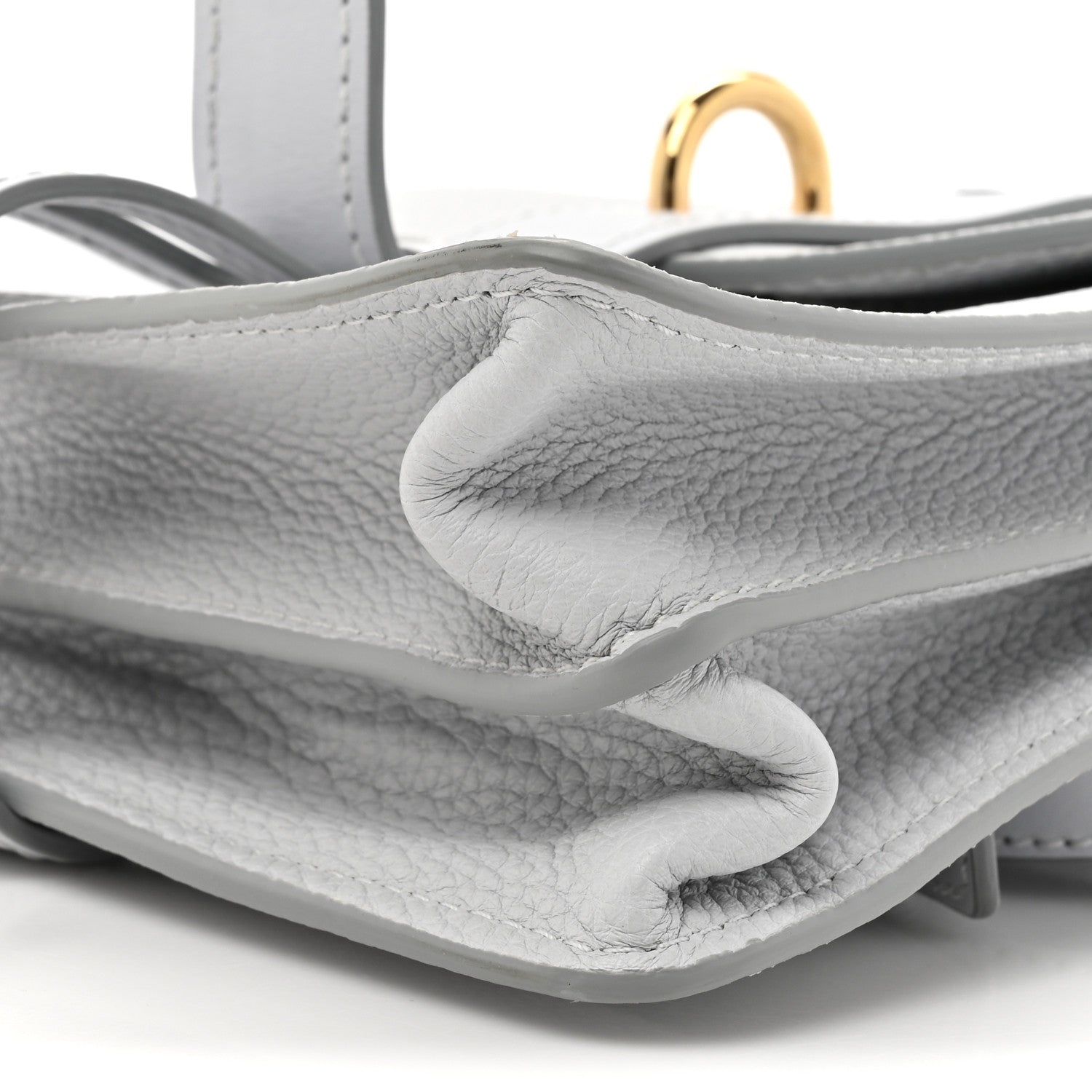 Chloe Grained Calfskin Small Aby Day Shoulder Bag Light Cloud 9 of 14