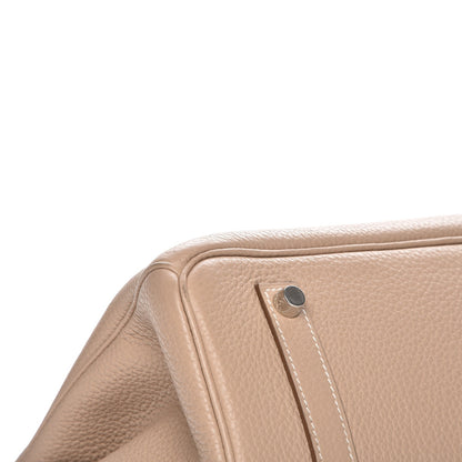 Hermes Taurillon Clemence Birkin 35 Argile 32 of 33