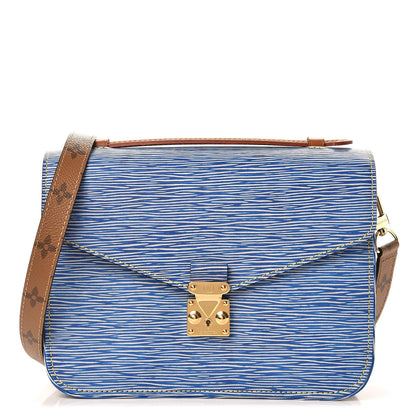 Louis Vuitton Epi Reverse Monogram Pochette Metis Denim Light 1 of 6