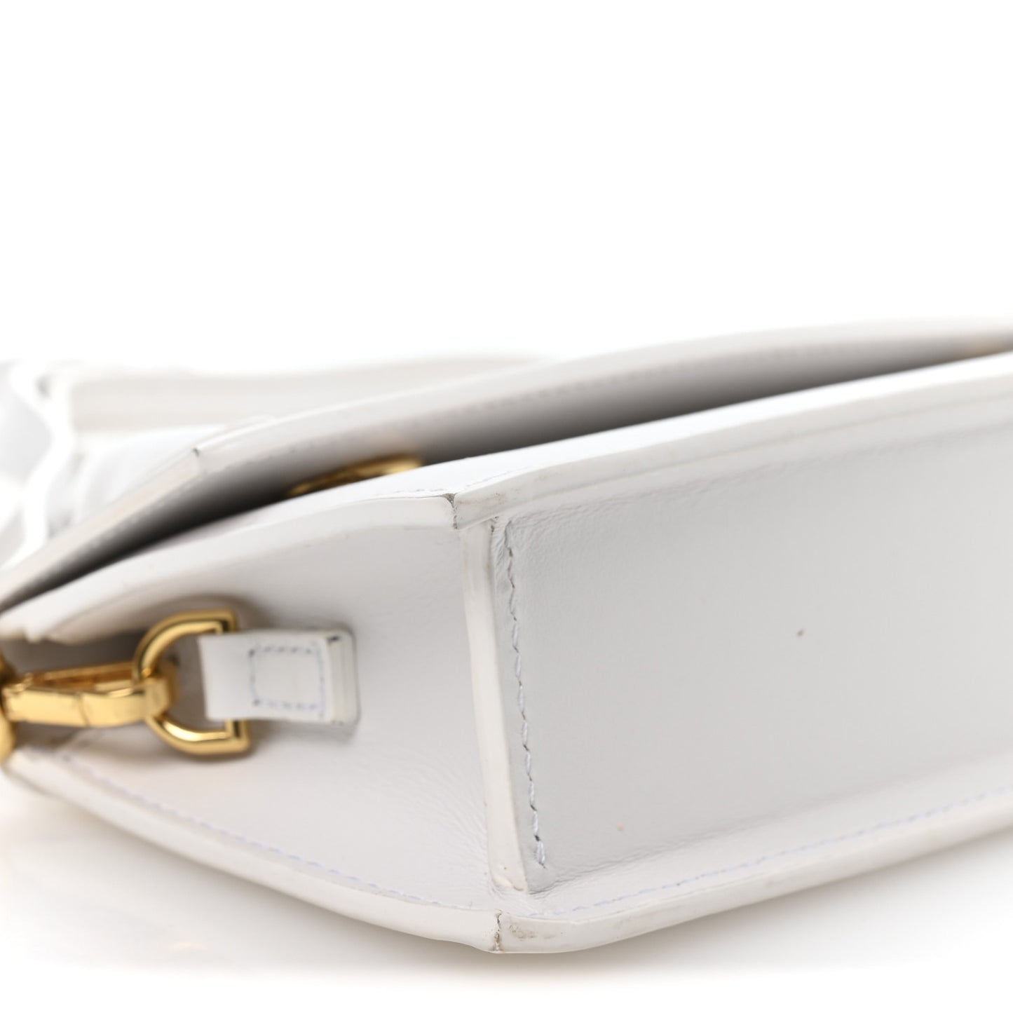 Smooth Calfskin Le Chiquito Long White