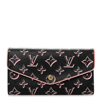 Louis Vuitton Monogram Fall For You Sarah Wallet Black 1 of 6