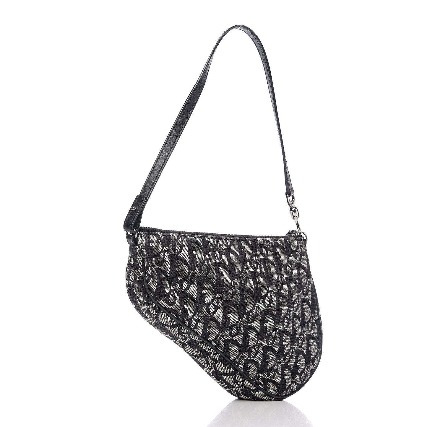 Monogram Mini Saddle Pochette Black
