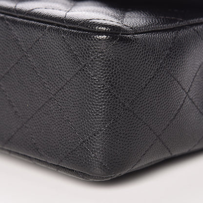Chanel Caviar Quilted Mini Rectangular Flap Black 9 of 10
