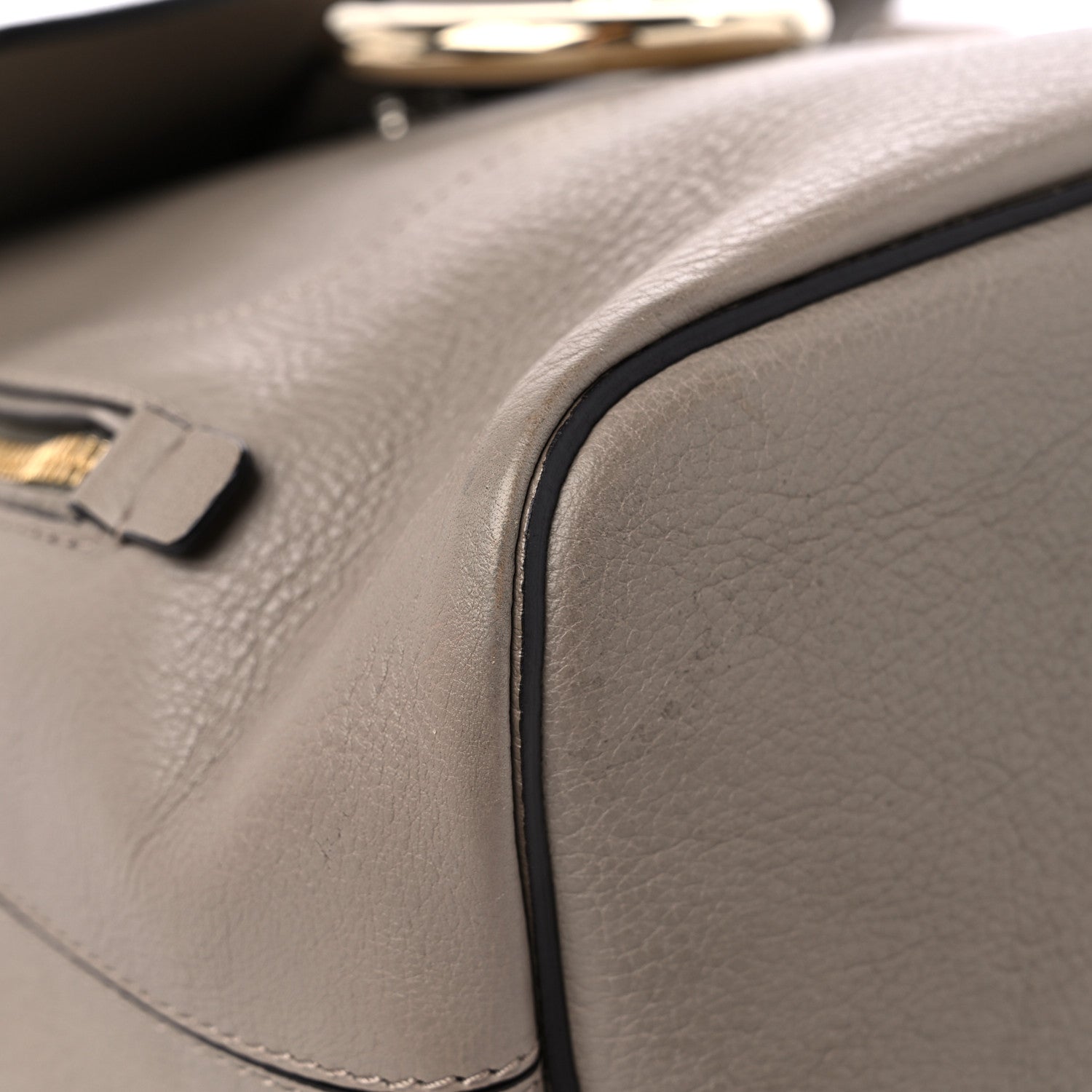 Chloe Suede Calfskin Small Faye Backpack Motty Grey 7 of 16