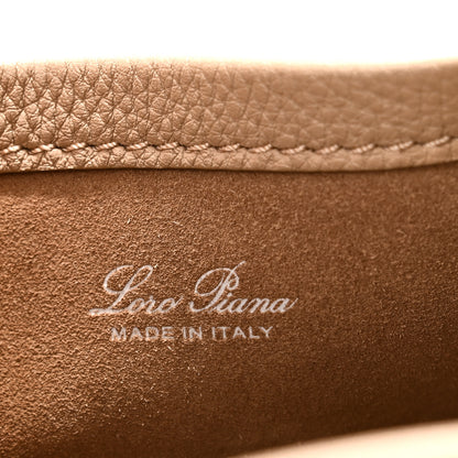Loro Piana Grained Calfskin Micro Bale Bag Light Mastic 6 of 9