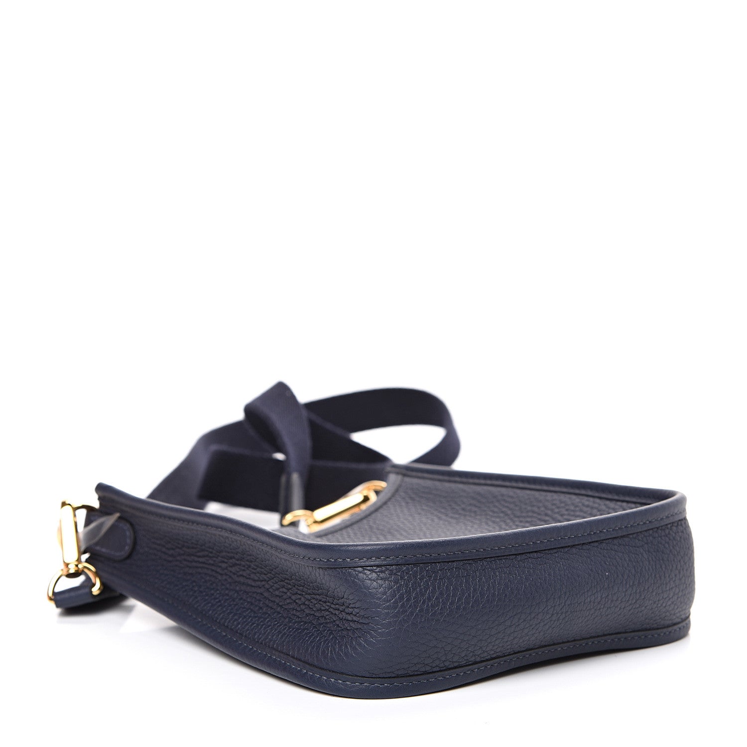 Hermes Taurillon Clemence Evelyne TPM Bleu Nuit 3 of 10