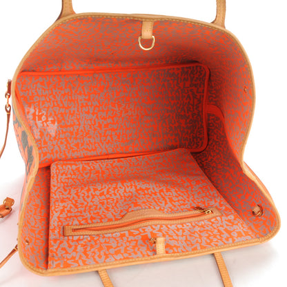 Louis Vuitton Monogram Graffiti Neverfull GM Orange 5 of 10