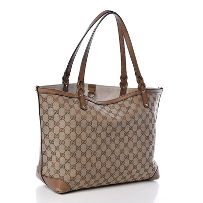 Gucci Monogram Medium Craft Tote Brown 5 of 22