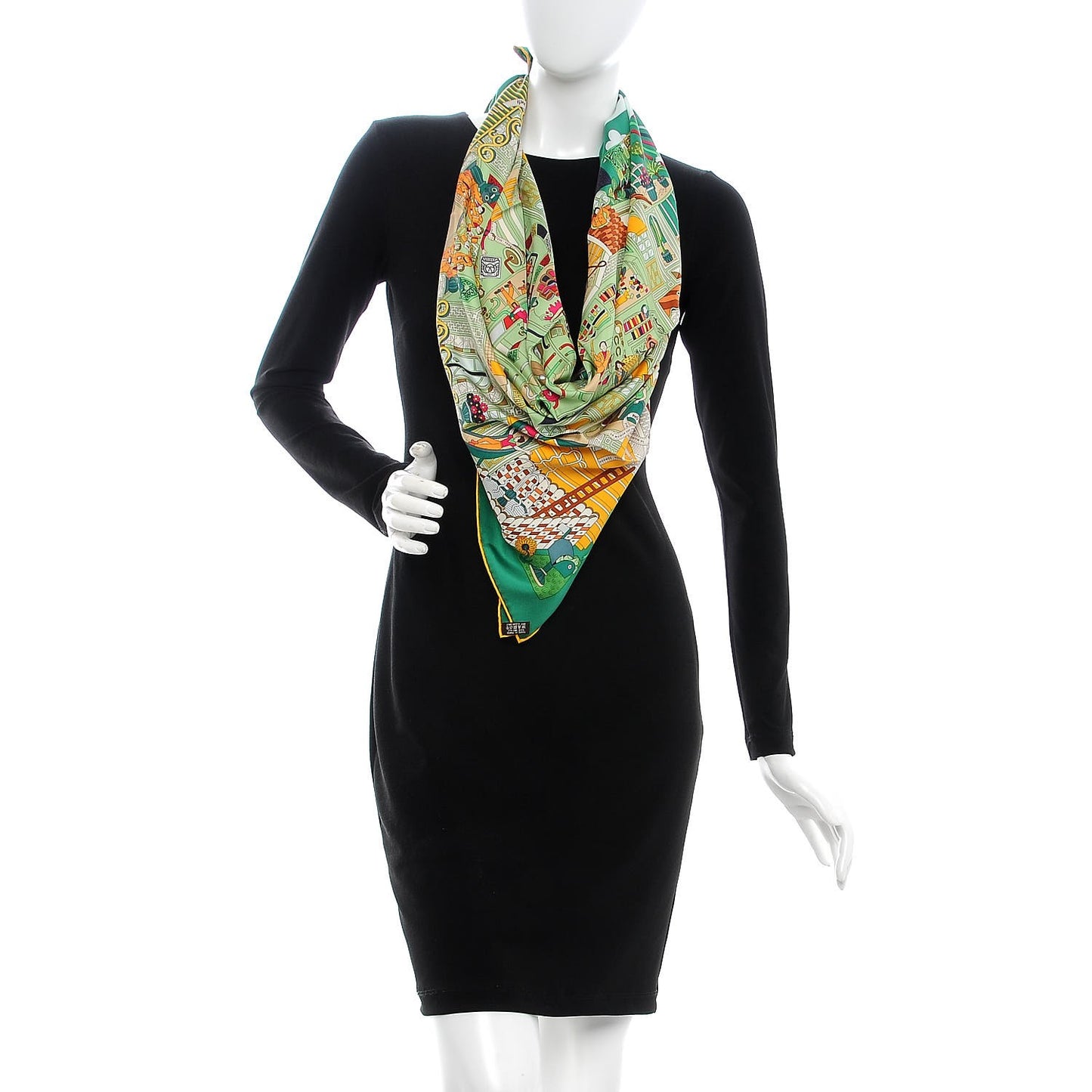 Silk La Maizeon des Carres Scarf 90