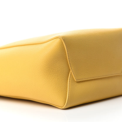 Celine Soft Grained Calfskin Small Sangle Bucket Bag Ocre 6 of 11