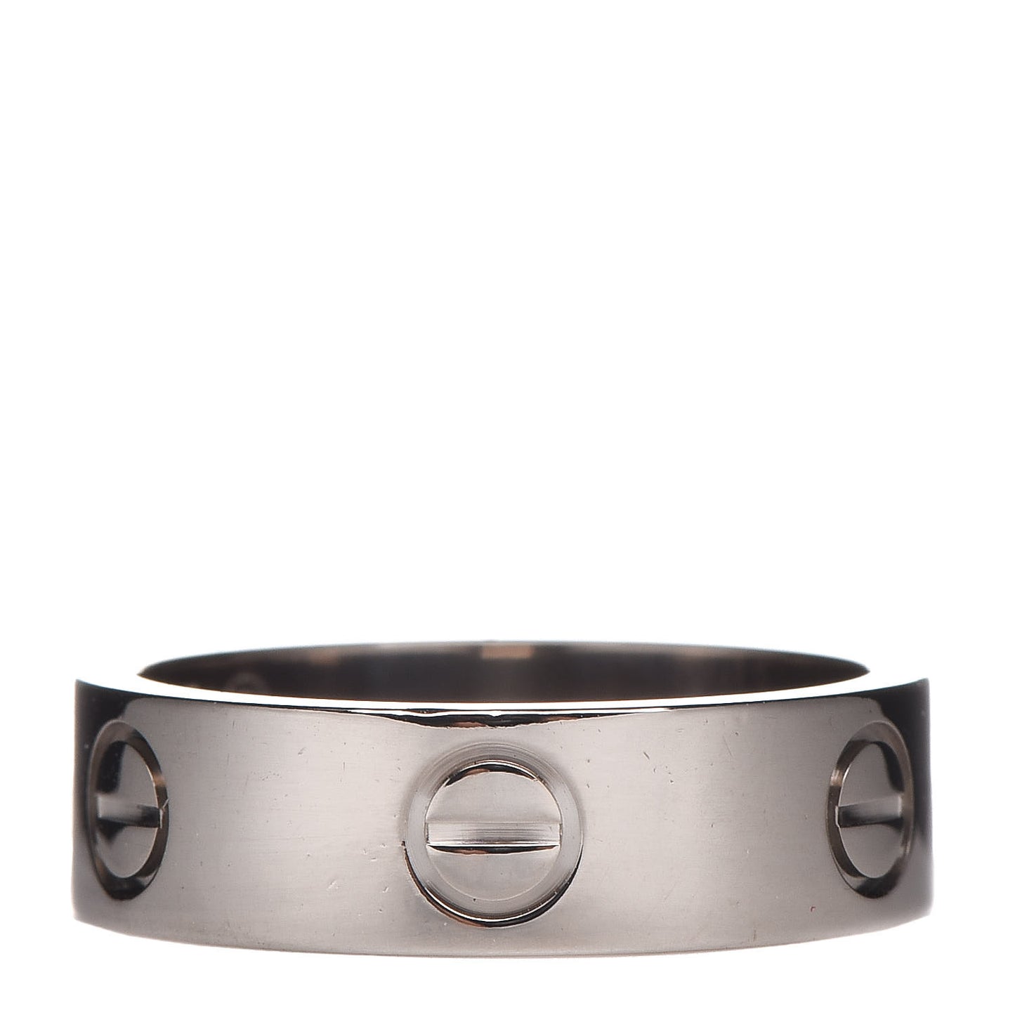 18K White Gold 5.5mm LOVE Ring 53 6.25
