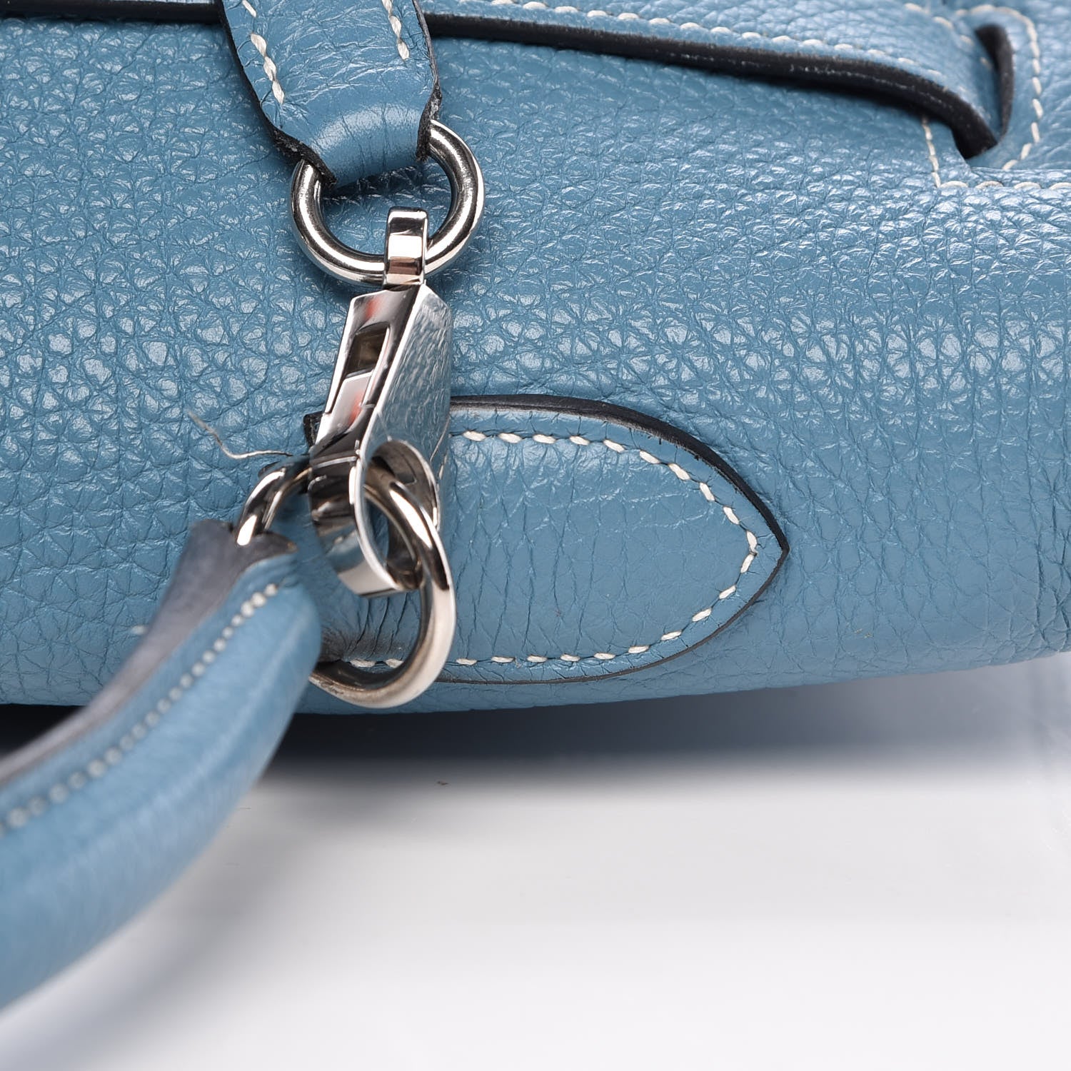 Hermes Togo Kelly Retourne 35 Blue Jean 10 of 41