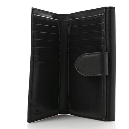 Fendi Vitello Liberty Century Lucido By The Way Medium Bi-Fold Wallet English Black 5 of 9
