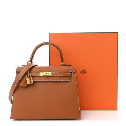Hermes Epsom Kelly Sellier 25 Gold 11 of 11