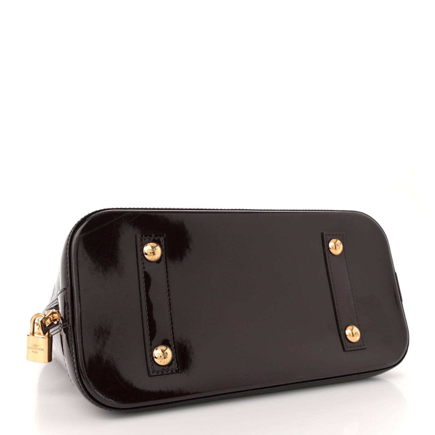Louis Vuitton Vernis Alma MM Amarante 4 of 11