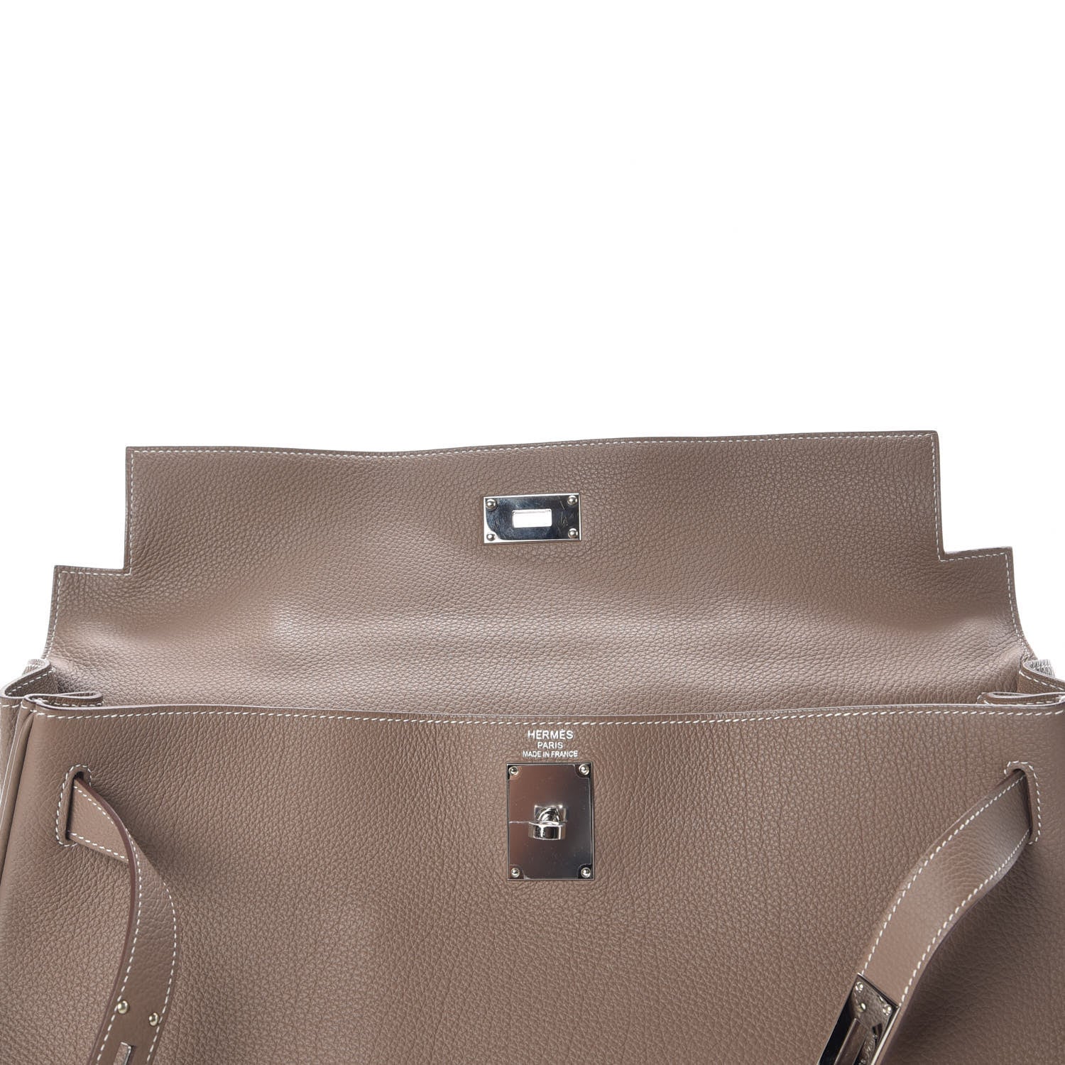 Hermes Togo Shoulder Kelly 40 Etoupe 9 of 31