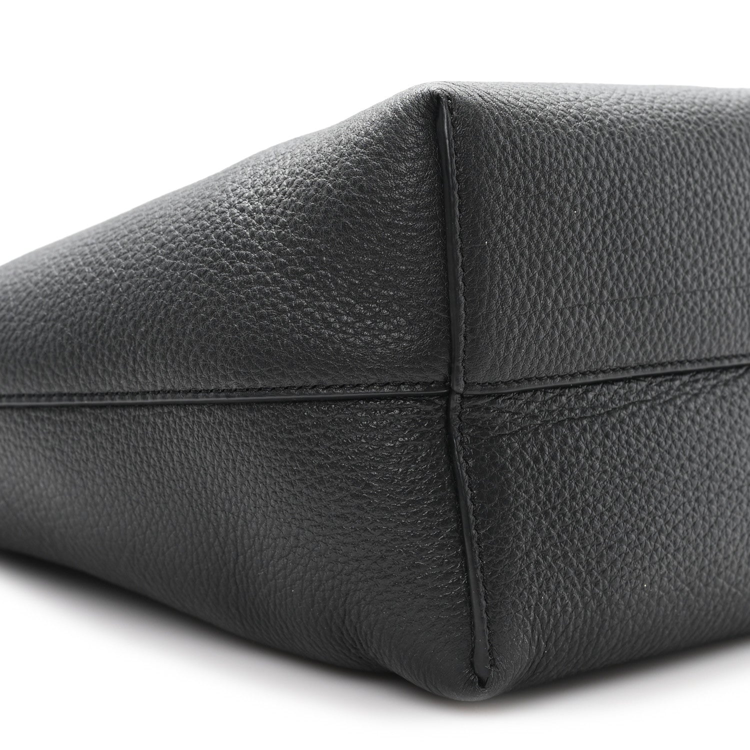 The Row Grained Calfskin Small N/S Park Tote Black 8 of 9