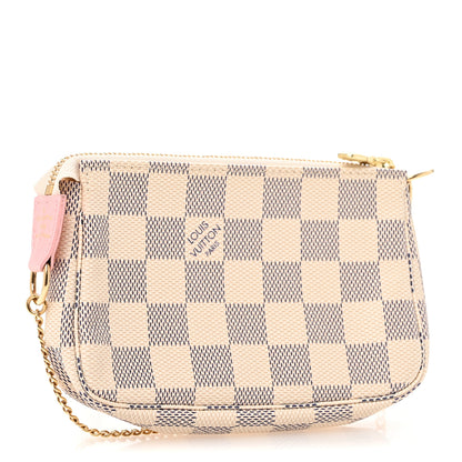 Louis Vuitton Damier Azur 2018 Christmas Animation Mini Pochette Accessories 3 of 8
