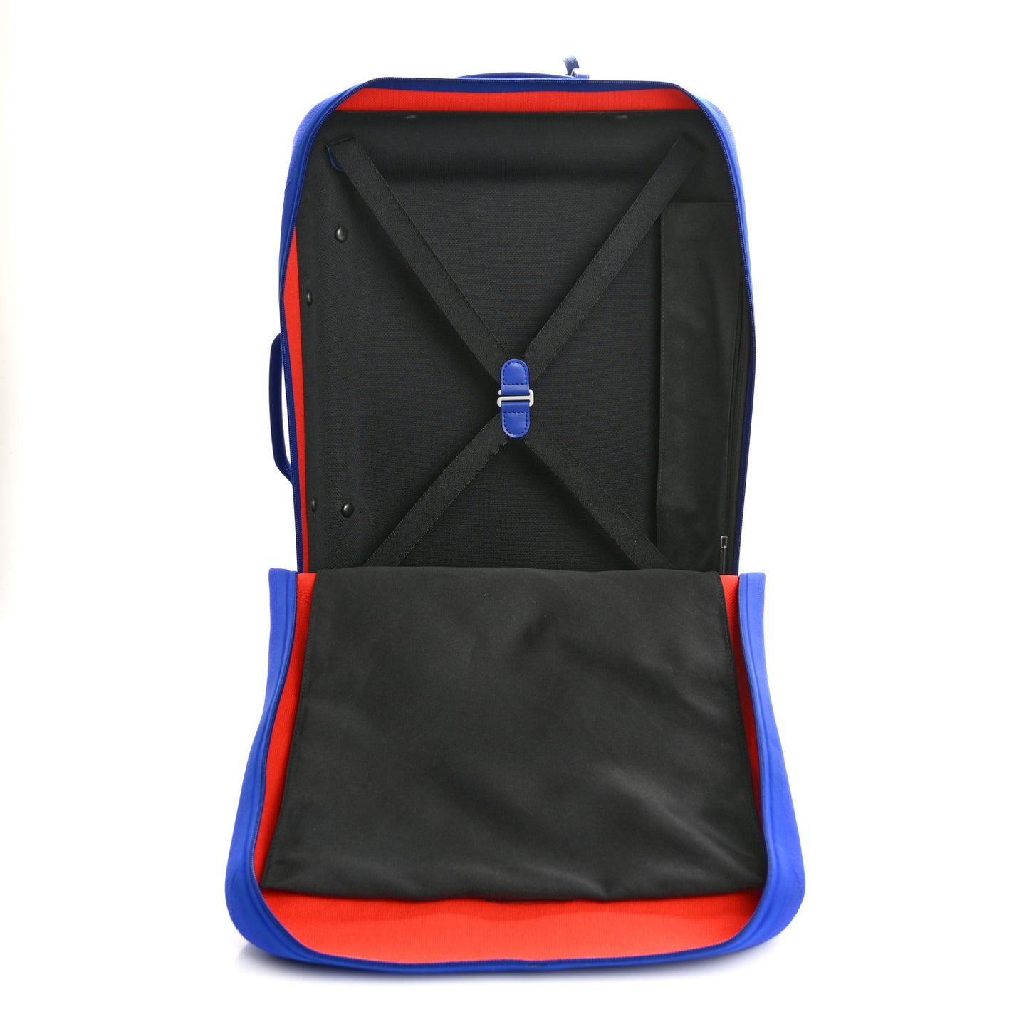 Knit Monogram Horizon Soft 55 Suitcase Blue Orange