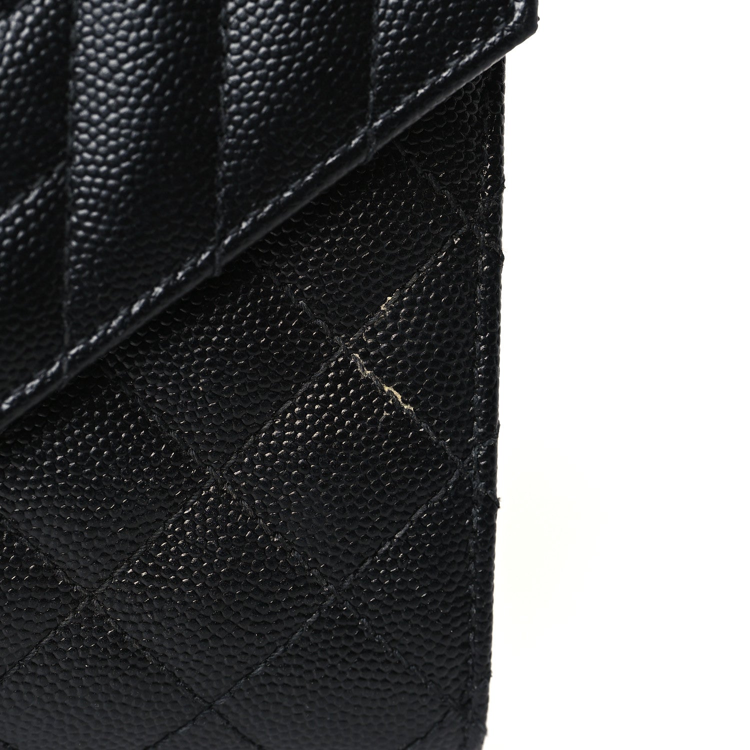 Saint Laurent Grain De Poudre Textured Mixed Matelasse Triquilt Small Monogram Satchel Black 9 of 9