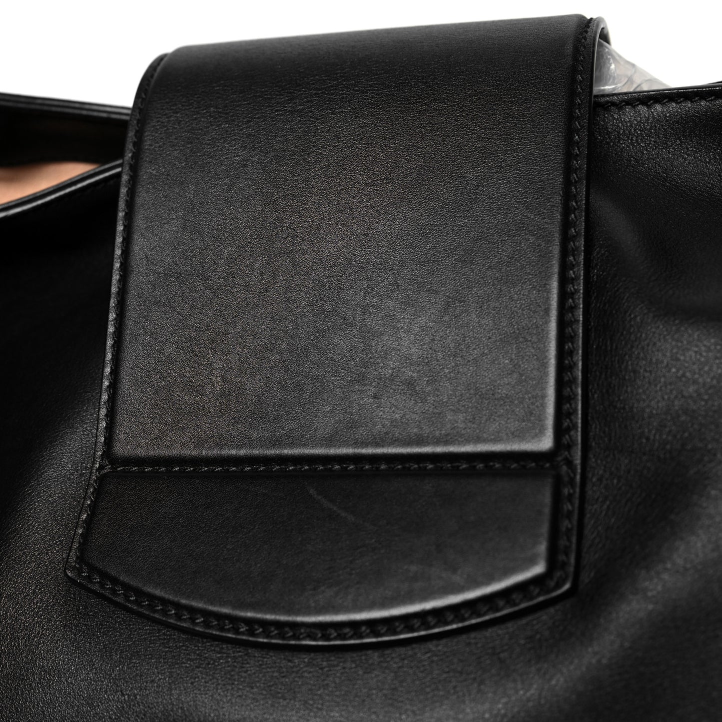 Calfskin Dog Embroidered Extra Large Dionysus Hobo Black