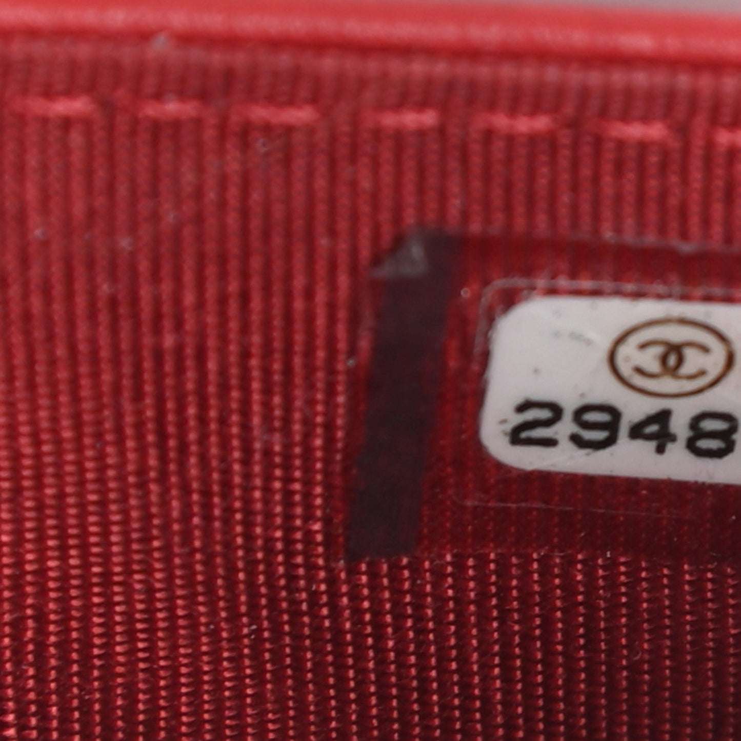 Goatskin Quilted Chanel 19 Small Flap Wallet Red