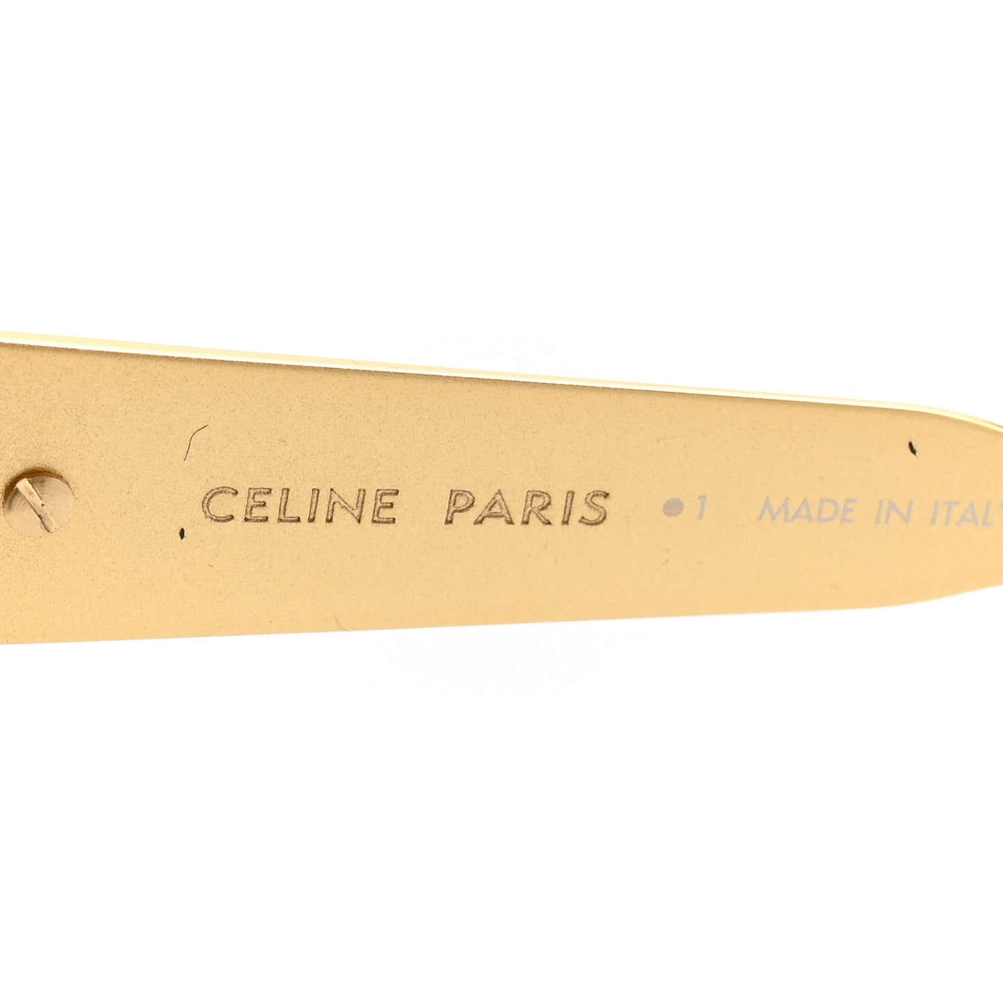 Metal Triomphe 01 Sunglasses CL40235U Gold Green