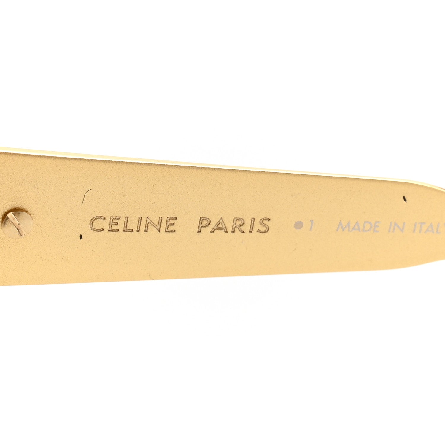 Celine Metal Triomphe 01 Sunglasses CL40235U Gold Green 5 of 7