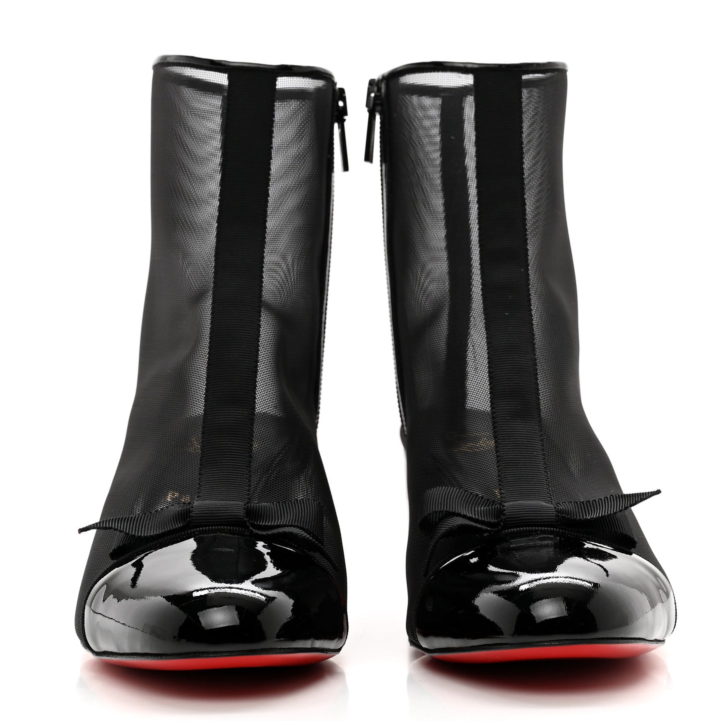 Mesh Checkypoint 55 Booties 40 Black
