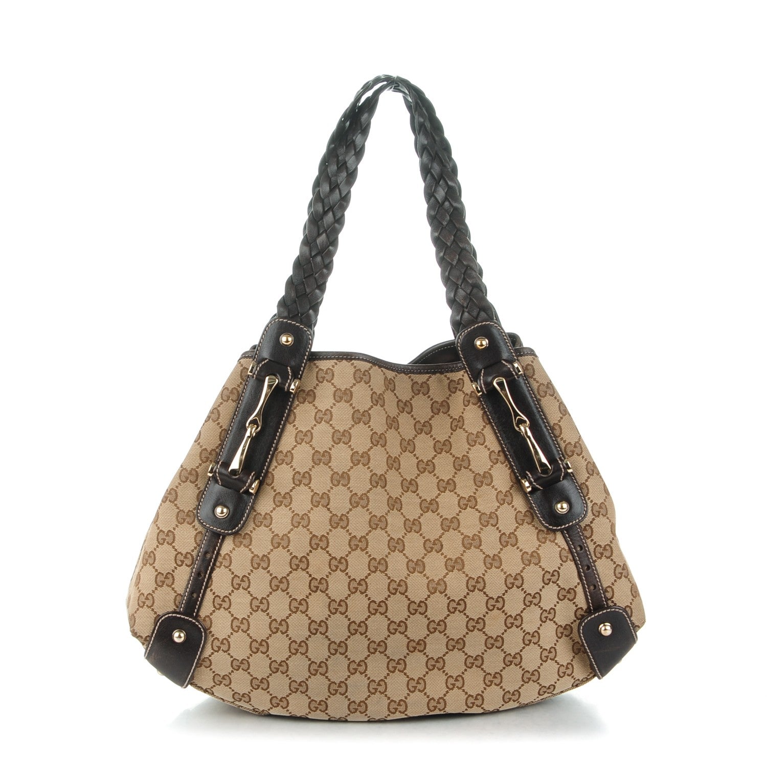 Gucci Monogram Medium Pelham Shoulder Bag Dark Brown 1 of 8