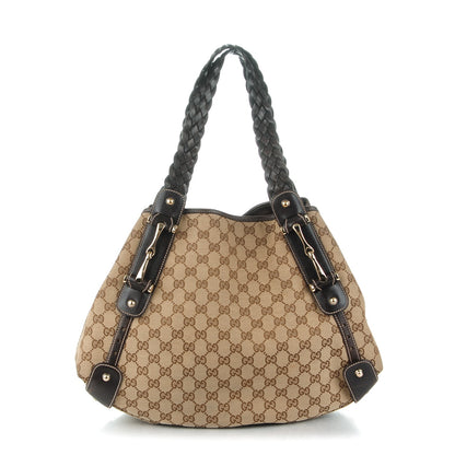 Gucci Monogram Medium Pelham Shoulder Bag Dark Brown 1 of 8